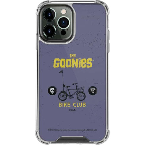 Warner Bros The Goonies (1985) The Goonies Bike Club iPhone 13 Pro Max Clear Case